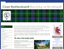 Tablet Screenshot of clansutherland.org.uk